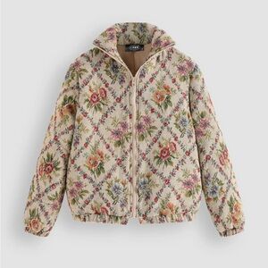 Cider secret garden zip up coat